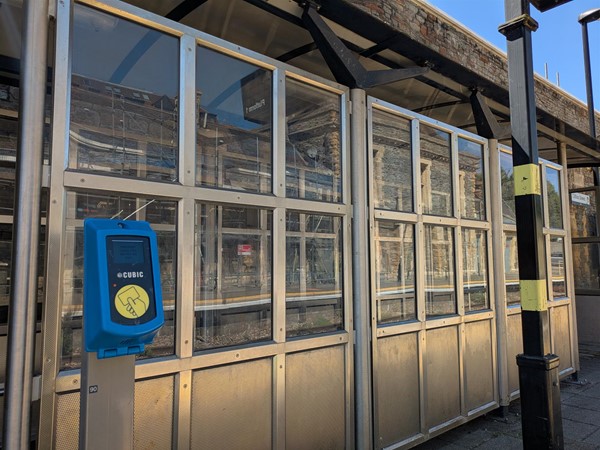 Image of rain shelter and tap in/out terminal