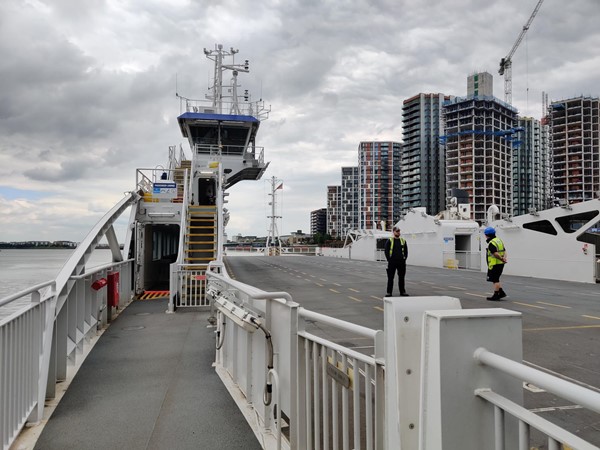 Onboard the ferry