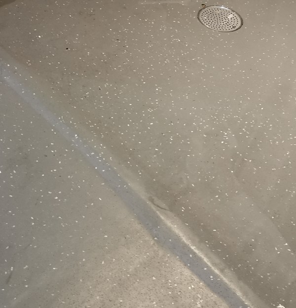drainage in the shower