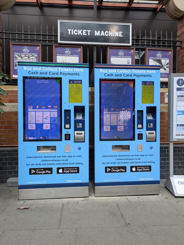 Image of ticket machines