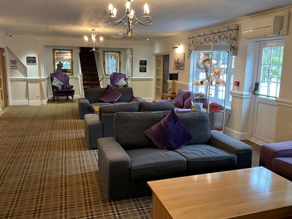 Picture of hotel seating area