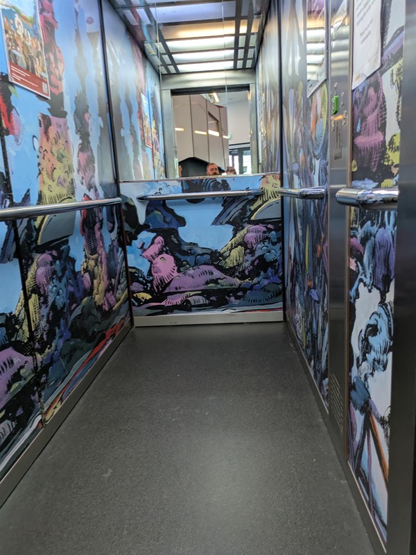 Image of inside lift