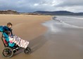 Image of two children on a beach