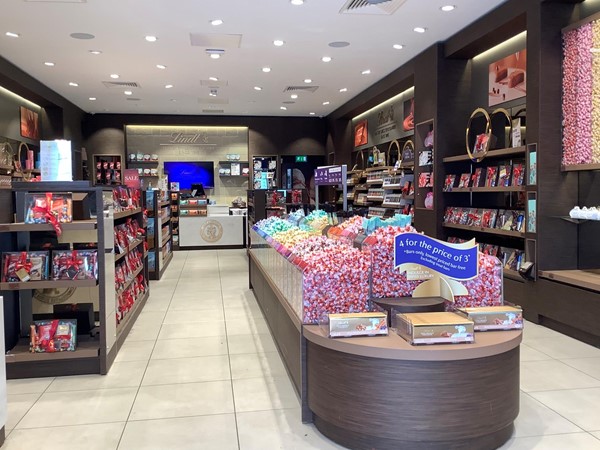 Picture of the interior of Lindt