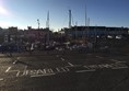 Disabled parking spaces at Rothesay Ferry Terminal