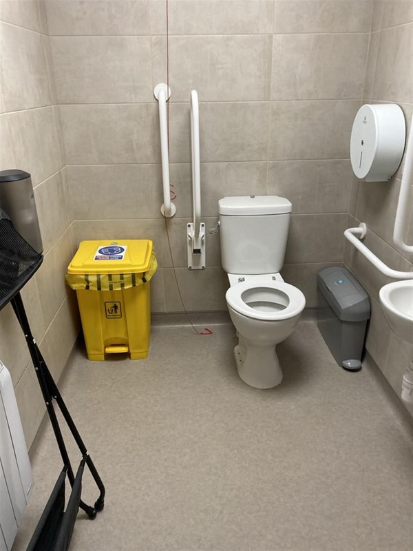Image of an accessible toilet