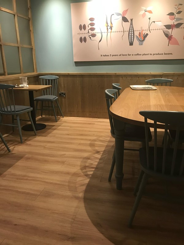 Well  spaced out tables