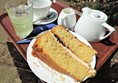 My Victoria sponge and homemade lemonade