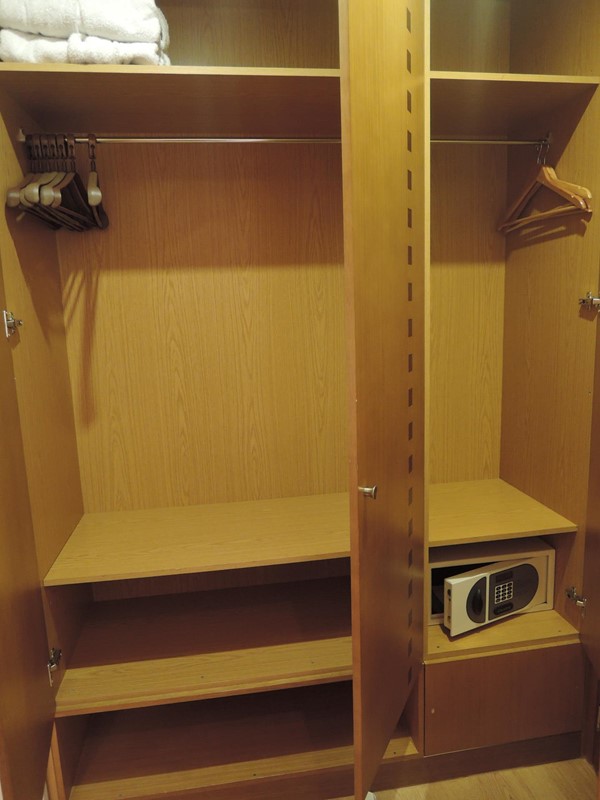 Inside the wardrobe