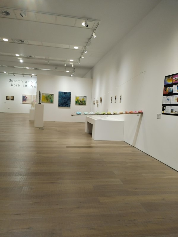 MA student work in progress exhibition.