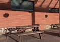 image of seating area outside the station