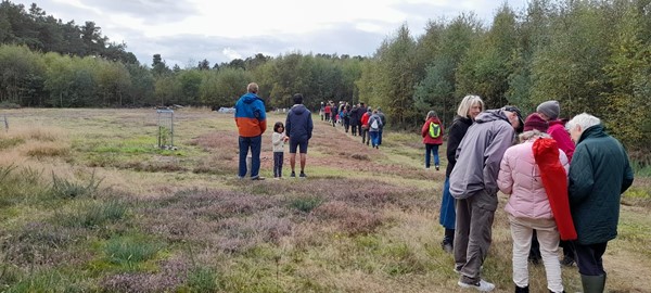 Picture of people in a field