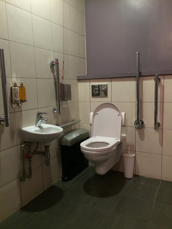 Toilet on Lower Ground Floor in Keepers House
