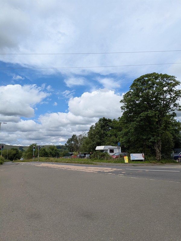 Image of main road near the station