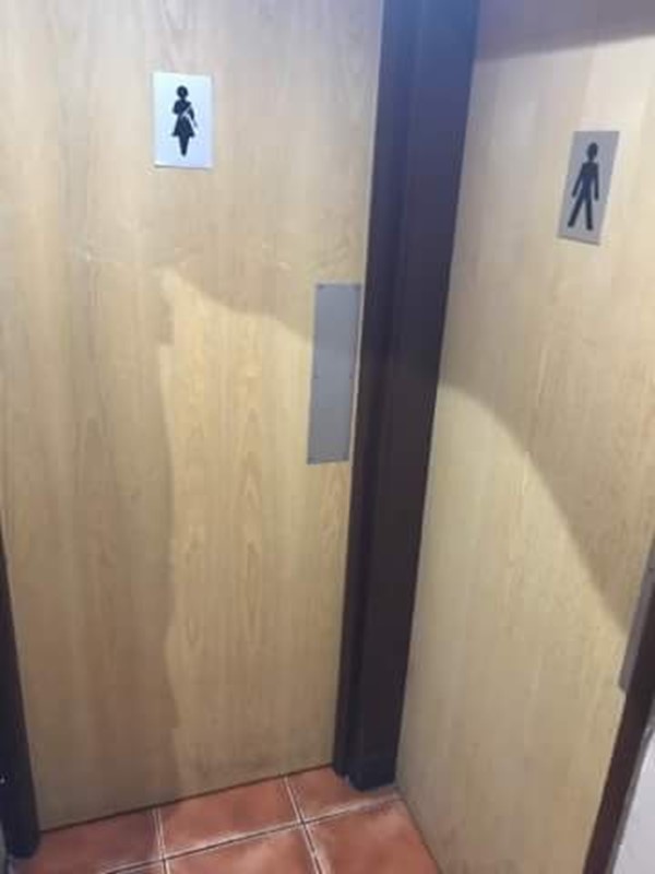 No disabled toilet