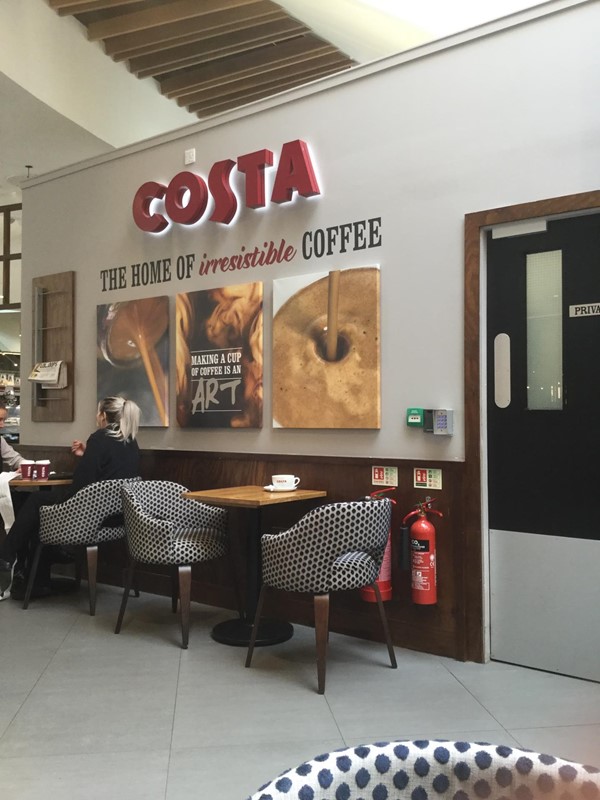 Costa Coffee at The Hub, East Kilbride Shopping Centre