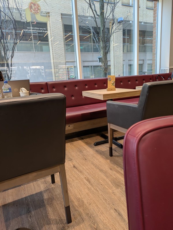 image of seating area in accessible toilet