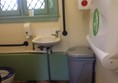 Picture of the accessible toilet at Lauriston Castle