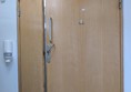 Image of accessible toilet door from the inside