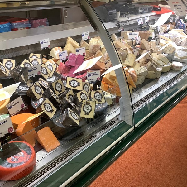 (8) great choice of cheese