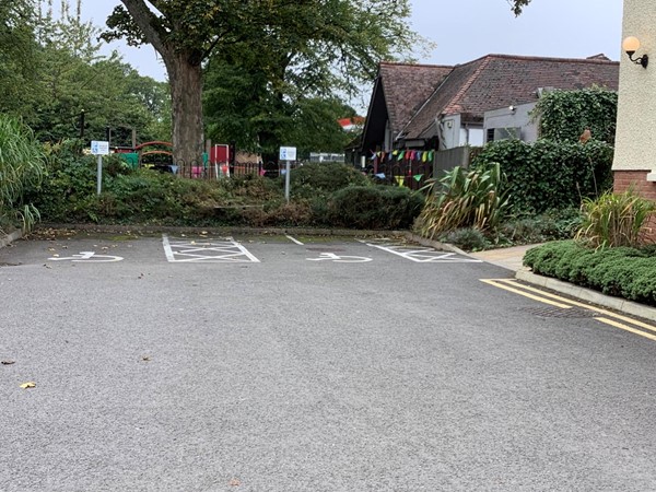 2 just two disabled bays