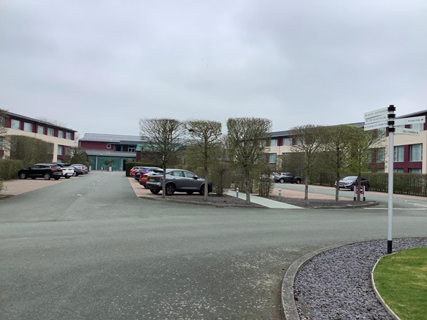 Hotel car park