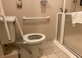 Hotel bathroom.