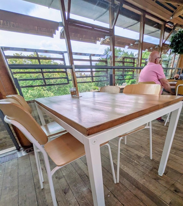 Image of seating in café