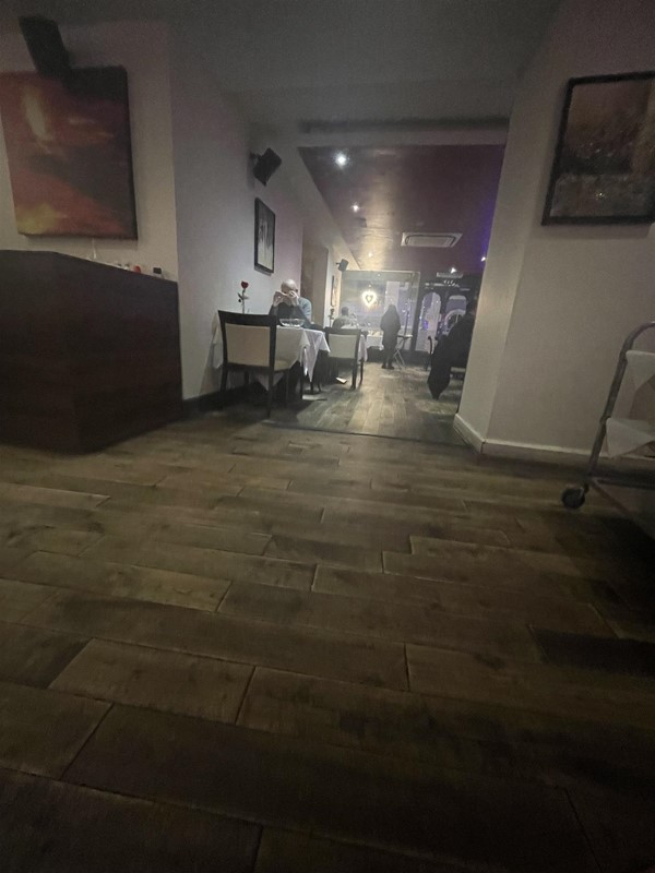 Level area of restaurant