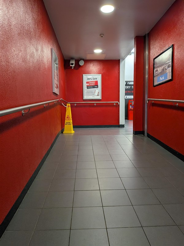 image of the hallway to the lifts