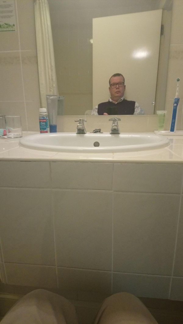 Can't get my knees under the sink