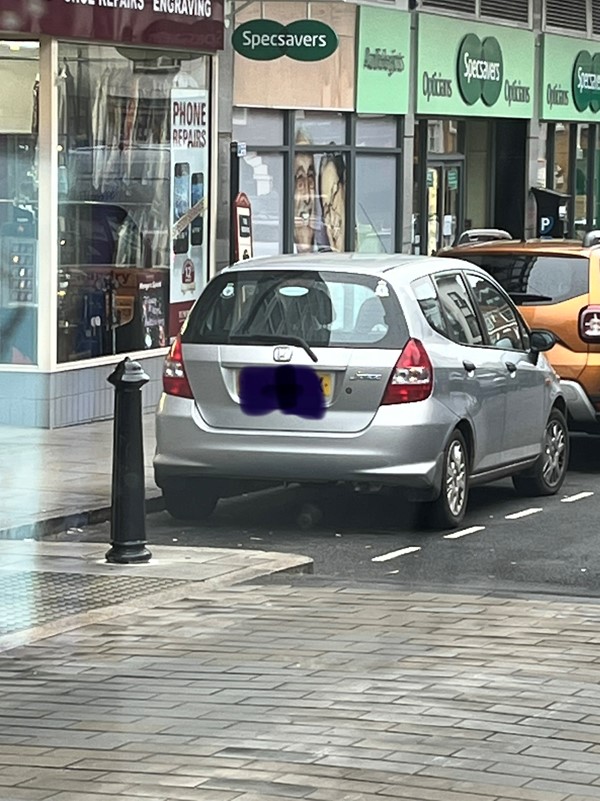 There are several bays like this, although not disabled bays, the end ones required by users with a rear ramp or tail lift, will not be able to use them !