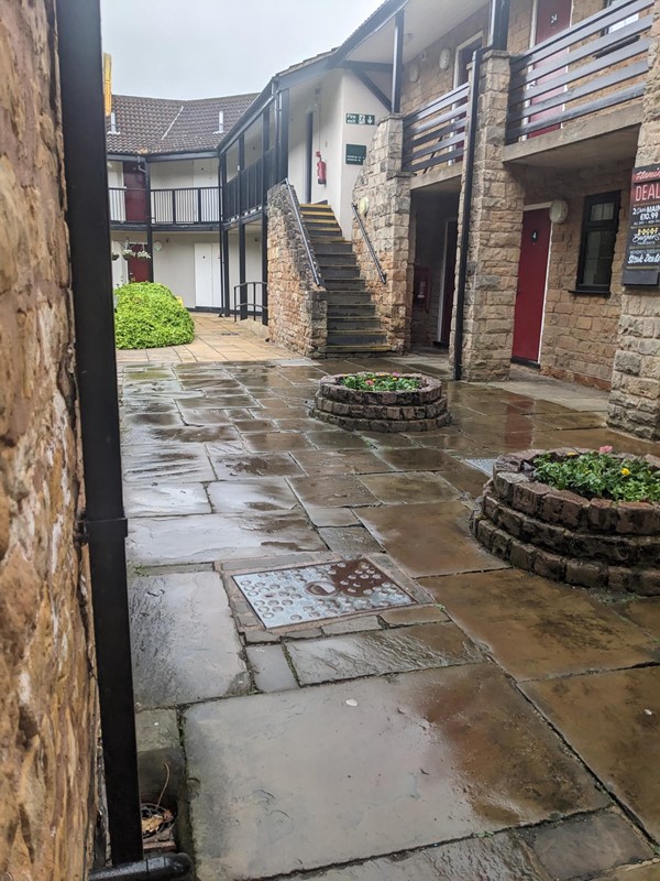 Wet paving
