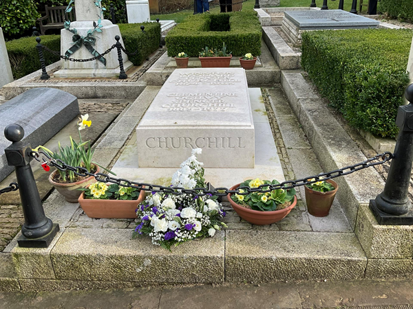 Picture of a graveyard