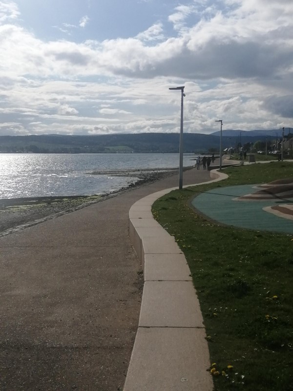 View of water at Helensburgh Seafront