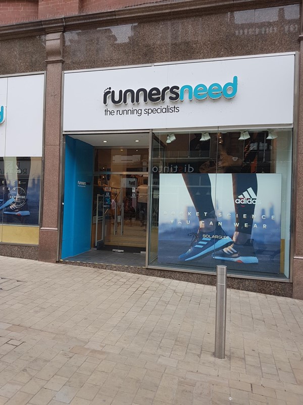 Athletics store, but not if you're in a wheelchair