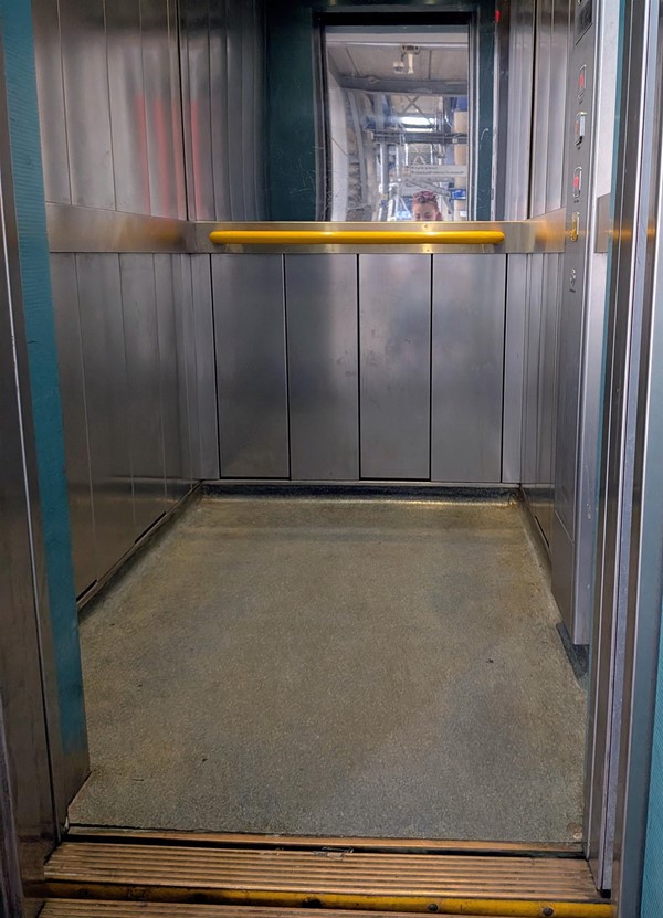 Image of inside lift