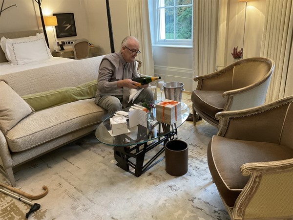 Image of a person on a sofa