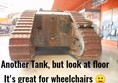 Another tank, but look at floor. It's great for wheelchairs