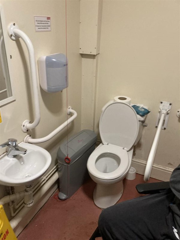 Image of an accessible toilet