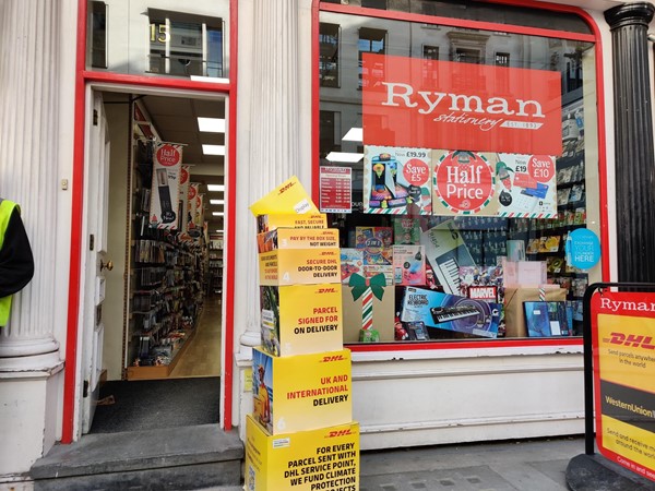 Front of Ryan, Hanover Street, London