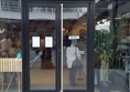 Front entrance to the cafe