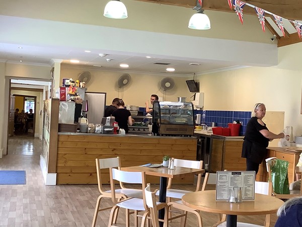 Find a seat and order your refreshments