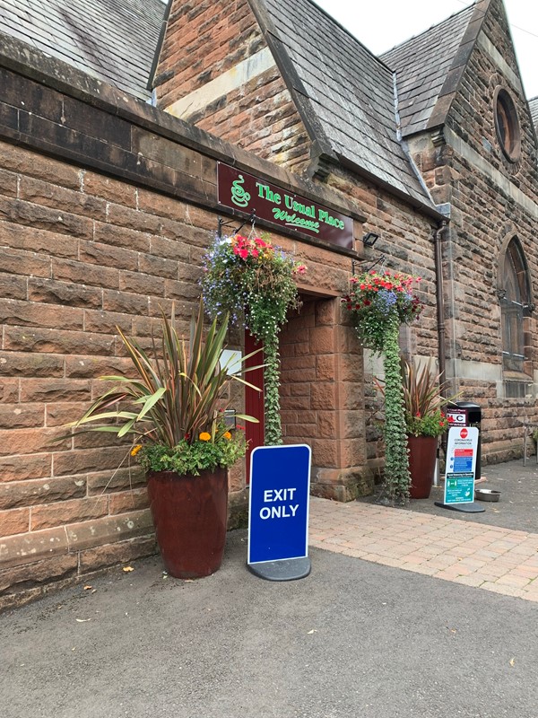 Image of entrance to venue
