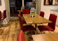 The dining area