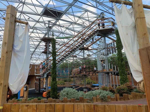 This is inside the serendome