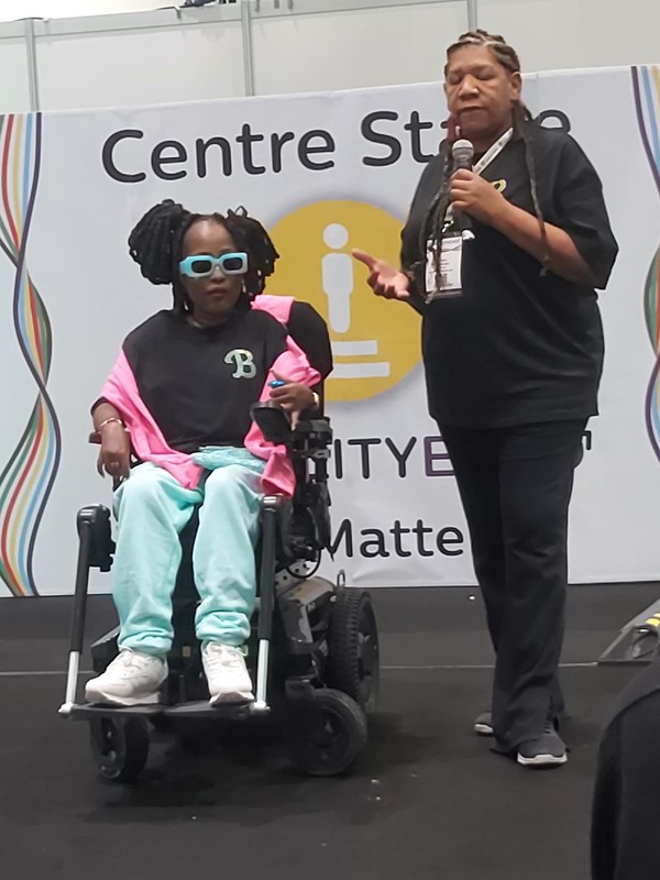 People doing a talk