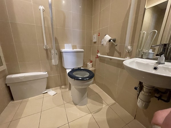 Large clean accessible WC