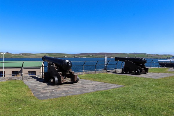 Cannons and views from the walls.