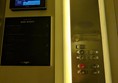 image of the buttons inside the lift
